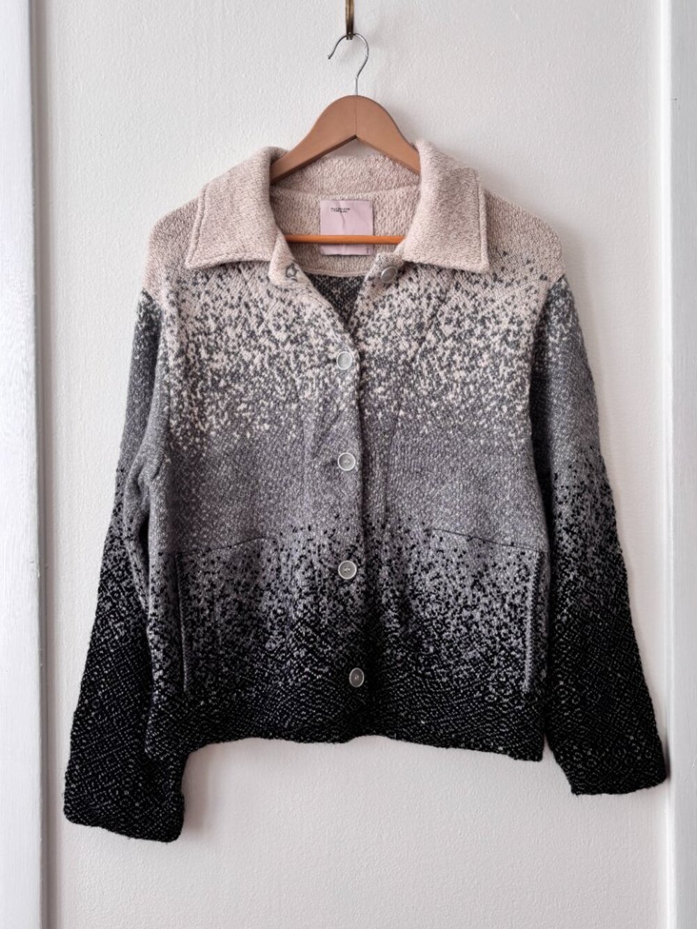 Aldo Martins Fair Isle Ombré Knit Button Front Sweater Jacket - Picture 2 of 7